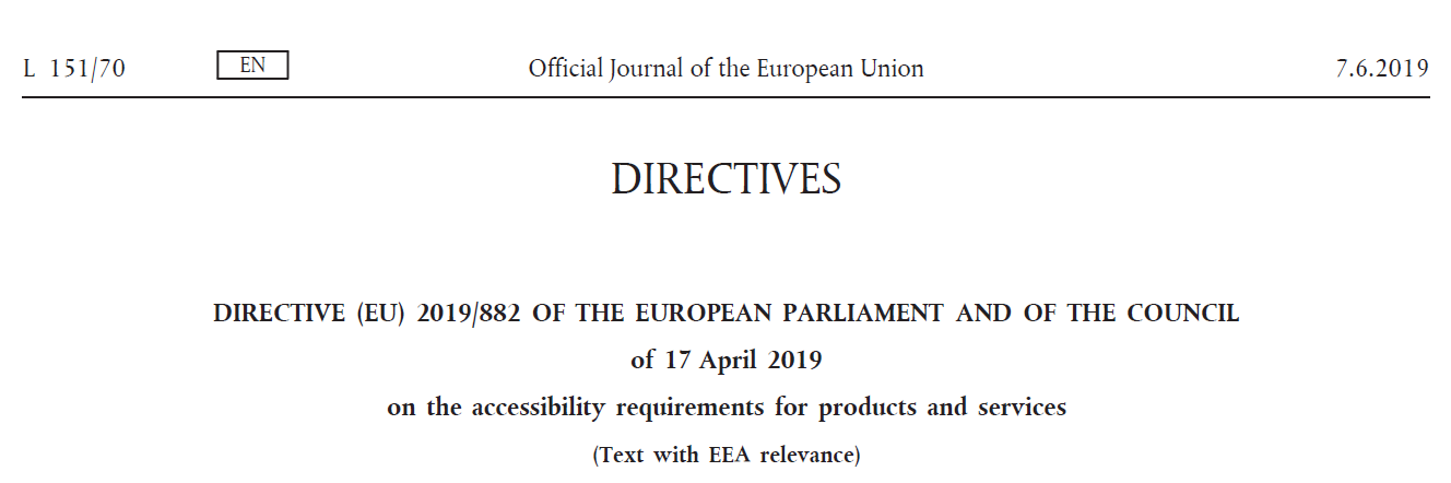 European Accessibility Act