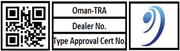 OMAN TRA new label example